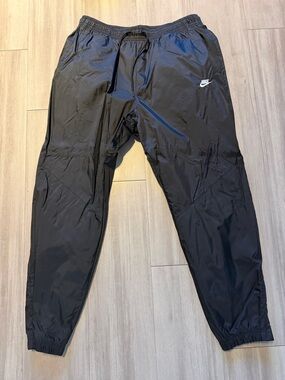 Nike Men's Black Windbreaker Track Pants Size XL